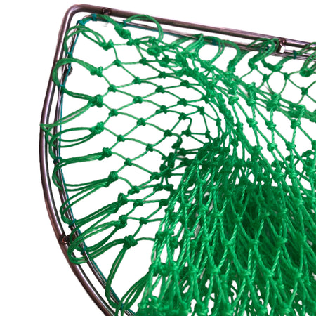 POUI COME DREAM Durable Stainless Steel Double Ring Fishing Landing Net