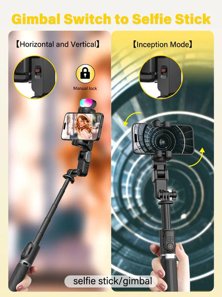 AOCHUAN 1-Axis Handheld Gimbal Stabilizer &ndash; AI Face Tracking and Gesture Operation