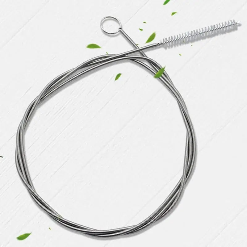 Car Drain Hole Clog Remover &ndash; Flexible Cleaning Brush for Curved Tubing A