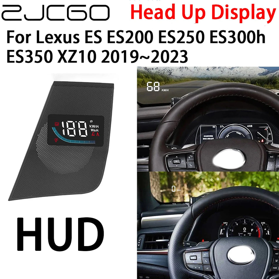 Head Up Display for Lexus ES200 ES250 ES300h ES350 XZ10 2019-2023 5 Inch Wired HUD with Speedometer