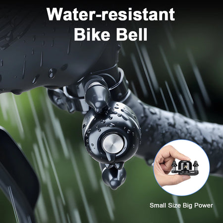 Rockbye 100dB Copper Bike Bell Horn for Enhanced Safety