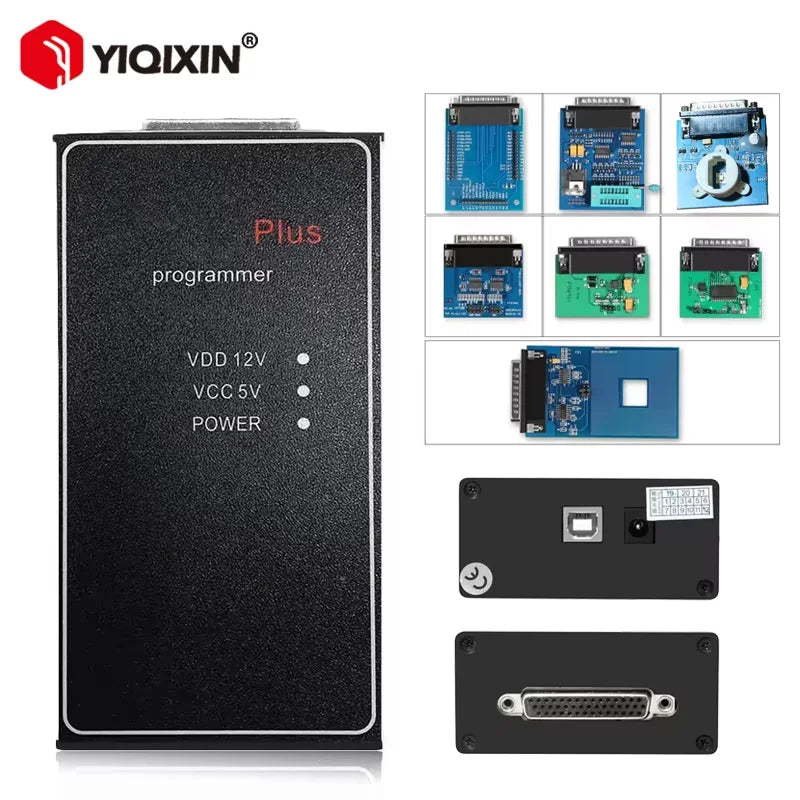 IPROG Plus 3 In 1 ECU Key Programmer With EEPROM IMMO KM Radio Airbag Reset