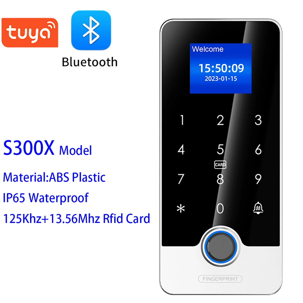 S200A/S300X - Tuya App Fingerprint Access Control Waterproof