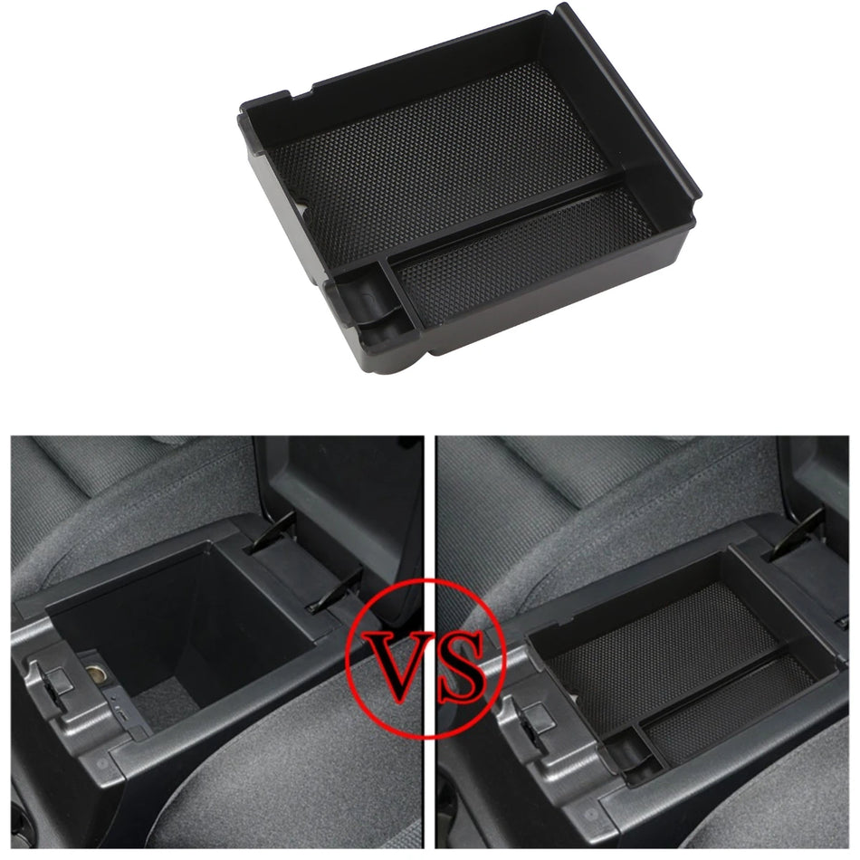 Center Console Armrest Storage Box for Mazda CX-5 with ABS Plastic Anti-Scratch Mat