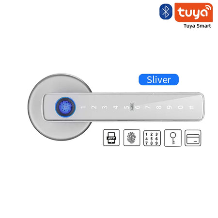 XSDTS M5 Smart Fingerprint Lock F2-Silver