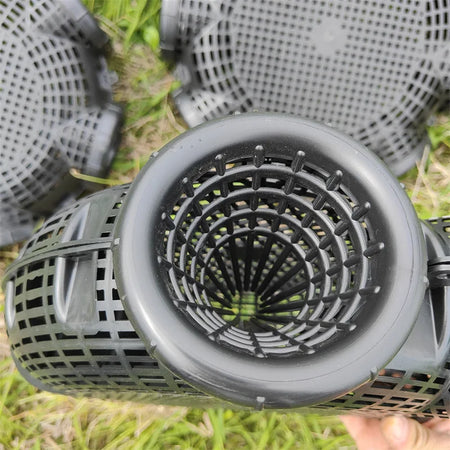 Durable Black Fish and Crayfish Catcher Net - Outdoor Fishing Trap