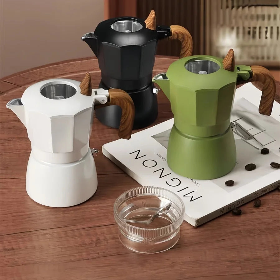 Double Valve Moka Pot &ndash; Professional Espresso Extraction