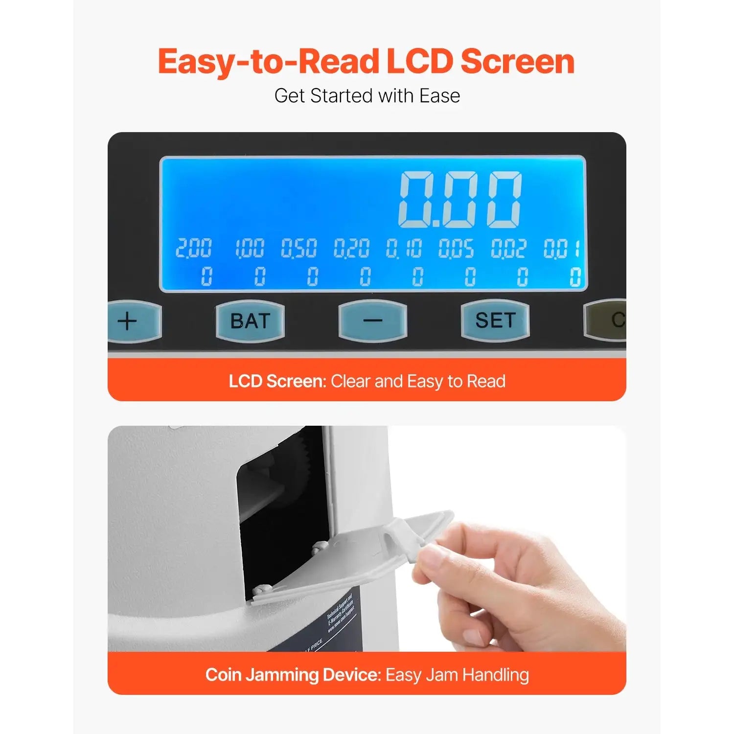 EURO Coin Sorter 8 Euro Coins &ndash; Holds 850 Coins