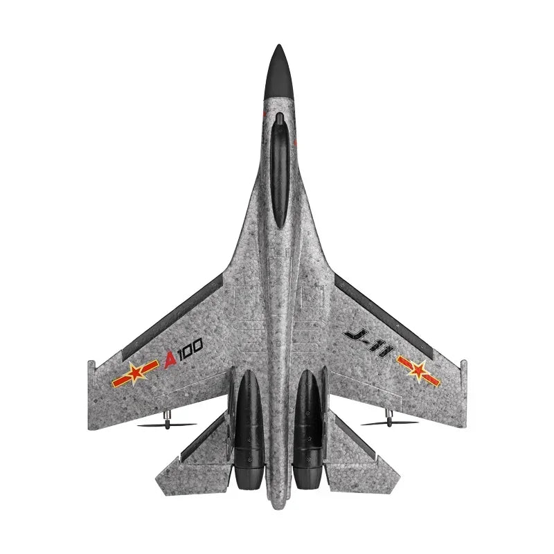 WLtoys XK A100 2.4GHz RC Glider SU27 J-11 - Ready-to-Fly Foam Airplane