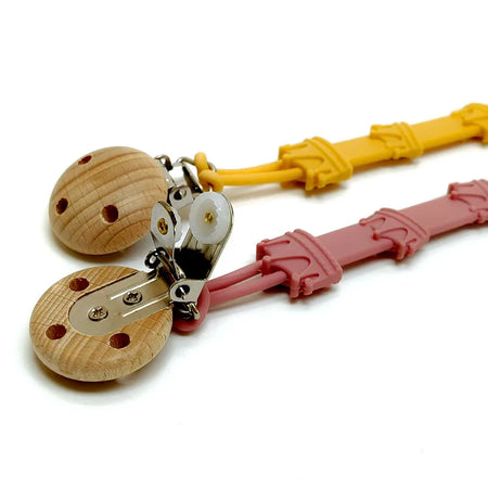 Pacifier Chain Clip &ndash; Multi-Functional Silicone Anti-Drop Design