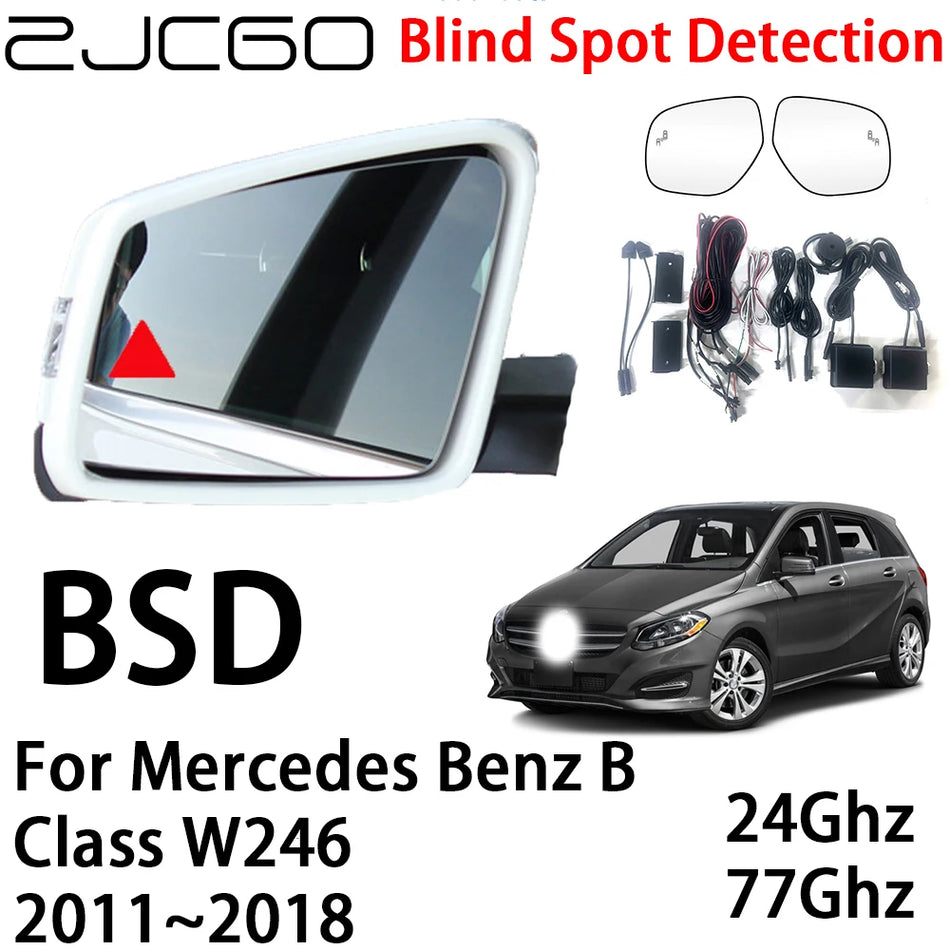 Systém varování s radarovým detekčním systémem mrtvého úhlu s bezpečnostním upozorněním pro Mercedes-Benz třídy B W246