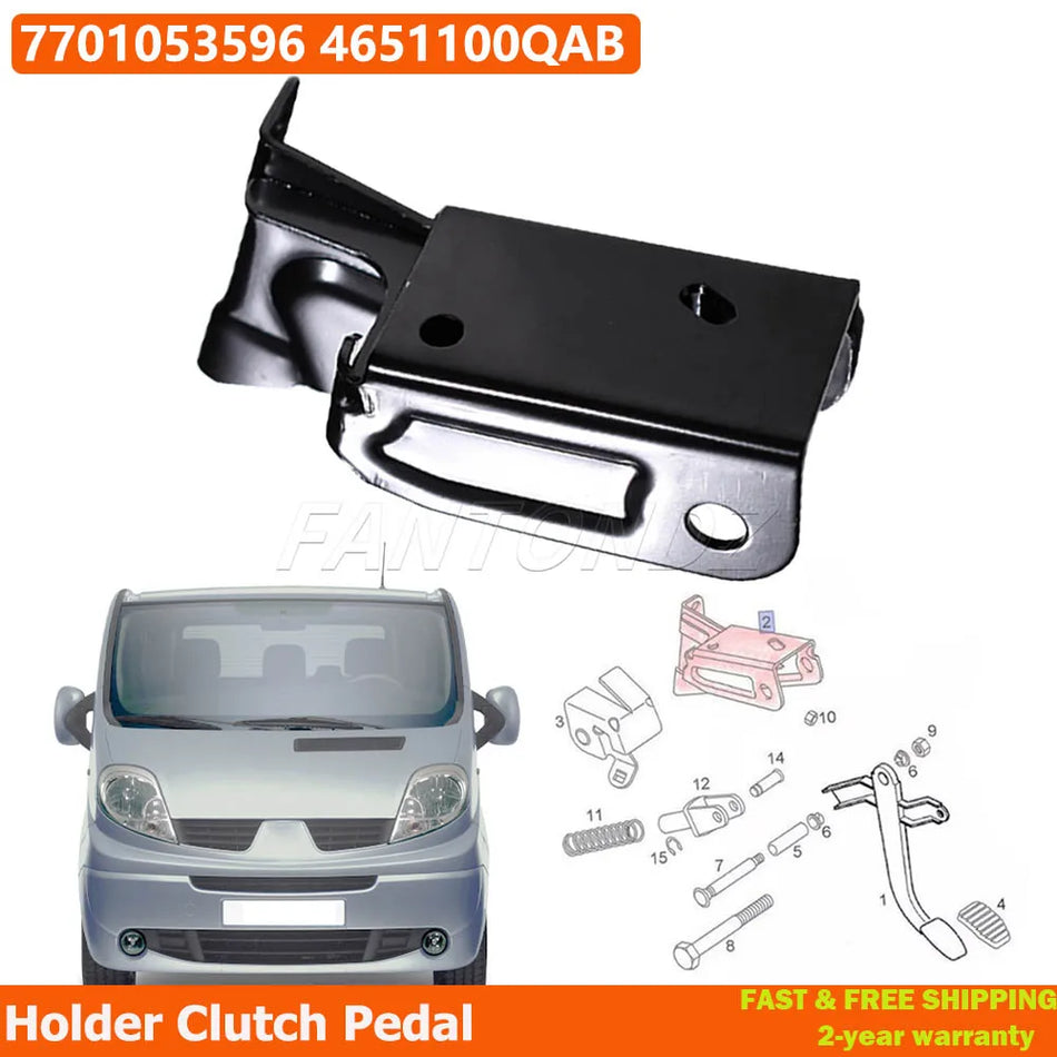 Clutch Pedal Support Bracket for Renault Trafic Opel Vivaro Nissan Primastar 2001-2014