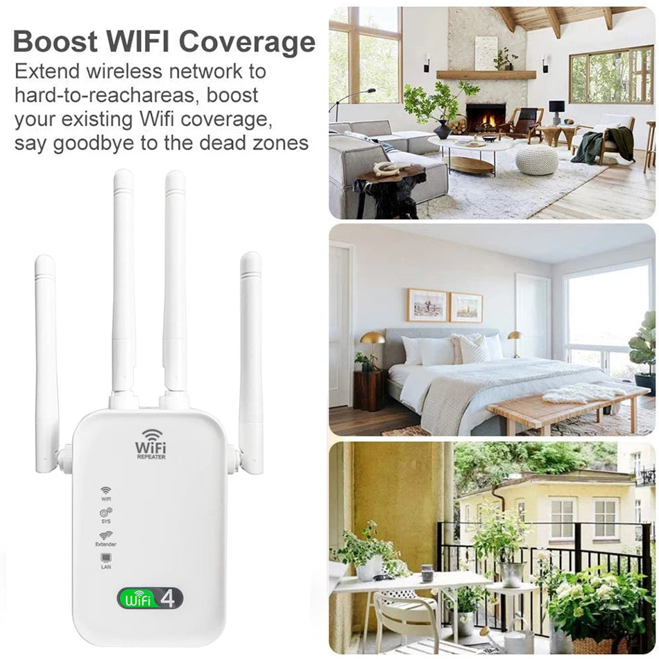 300M &ndash; Wireless Signal Booster for Home Coverage Enhancement