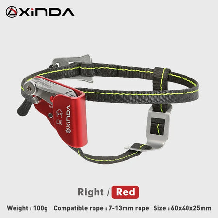 Foot Loop Ascender H-9753 &ndash; Anti Fall Off Safety Gear Red-Right Foot