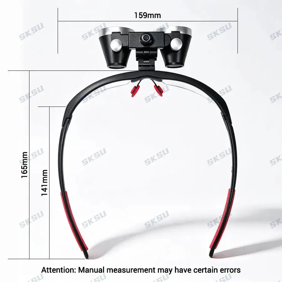 Dental Loupes 2.5/3.5X Magnifier Lab Medical Magnification Binocular Magnifier Headlight Headlamp 5W Seperately Cloth Packaging by InterCyprus Trading Ltd