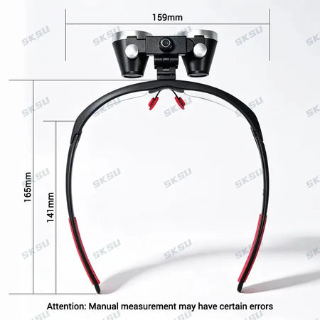 Dental Loupes 2.5/3.5X Magnifier Lab Medical Magnification Binocular Magnifier Headlight Headlamp 5W Seperately Cloth Packaging by InterCyprus Trading Ltd