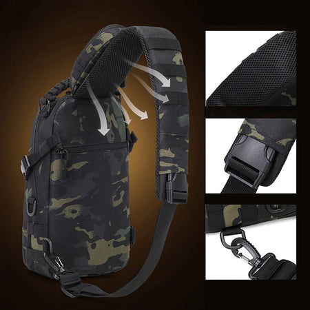 Tactical Men's Camping Chest Bag - Multifunctional Outdoor Sling Pack