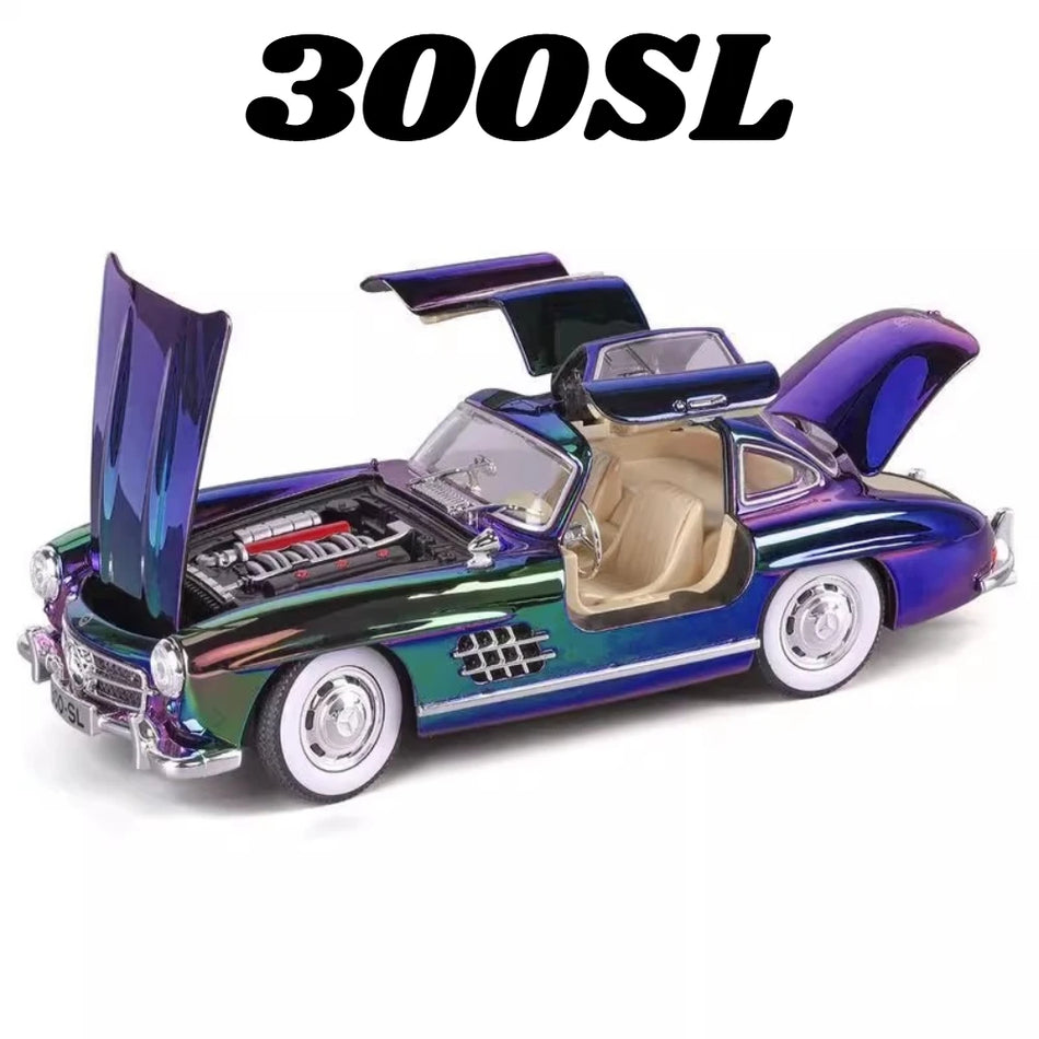 Model avtomobila iz diecast zlitine v merilu 1:24 s zvokom in svetlobo, vrata se odpirajo