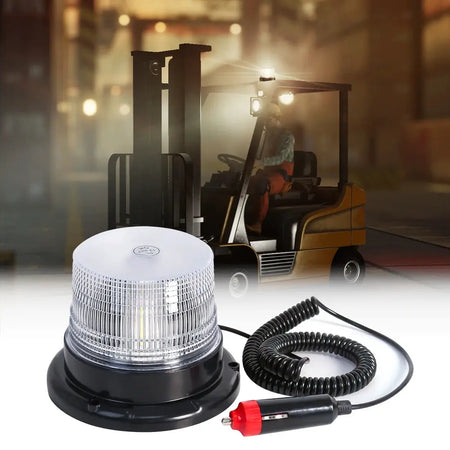 Car Truck Roof Top Warning Light Emergency LED Strobe Light Flashing Beacon With Magnetic Base For Security Auto 12V 24V -80V by InterCyprus Trading Ltd