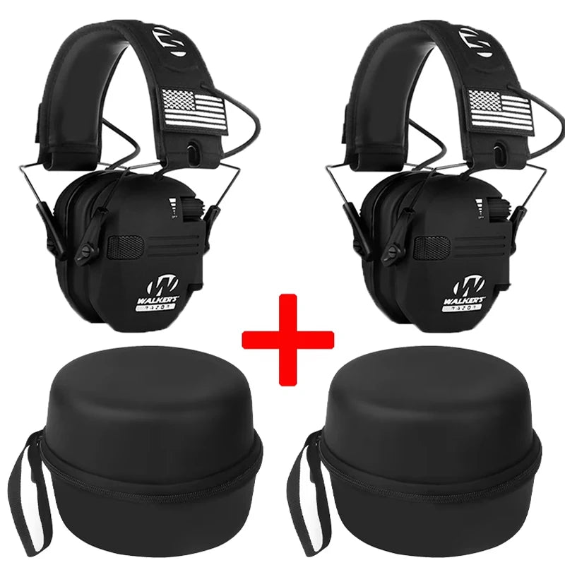 Tactical Electronic Shooting Earmuff &ndash; Noise Reduction 2 PCS With box