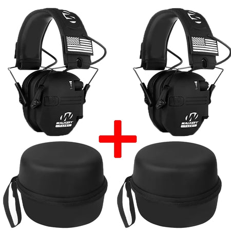 Tactical Electronic Shooting Earmuff &ndash; Noise Reduction 2 PCS With box