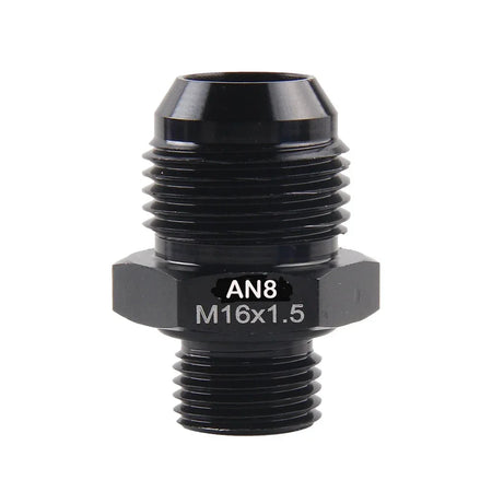 Aluminum AN8 Male Adapter With M16x1.5 Threads For Fuel Lines by InterCyprus Trading Ltd