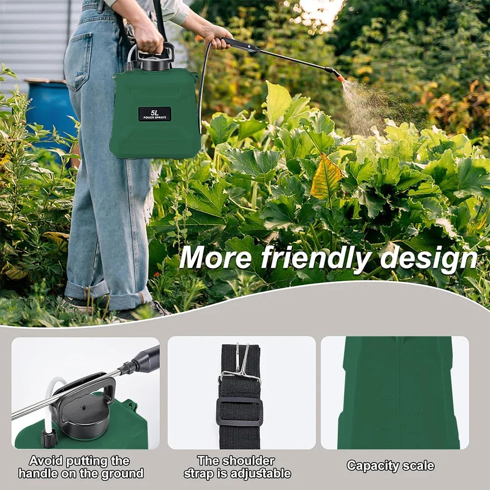 5L Electric Backpack Sprayer &ndash; USB Rechargeable Sprayer