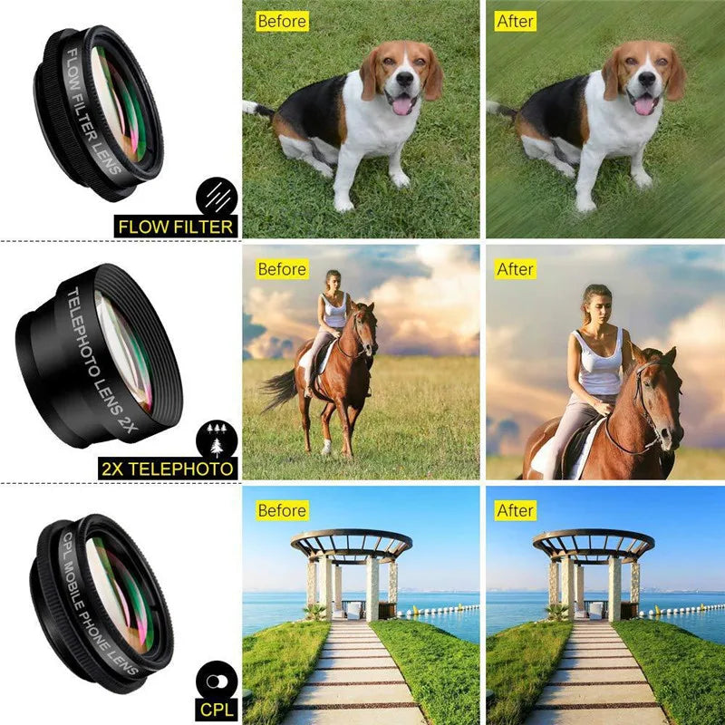 SZKOSTON805557 Phone Camera Lens Kit &ndash; Clip On Fisheye Lens