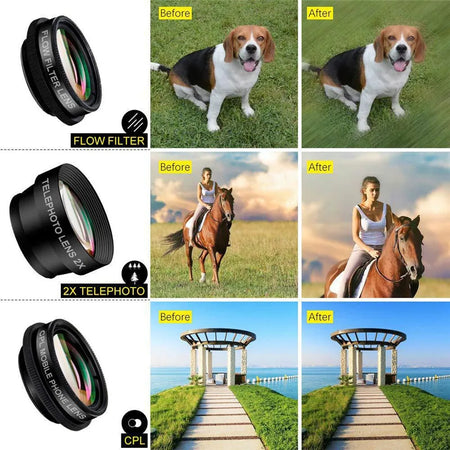 SZKOSTON805557 Phone Camera Lens Kit &ndash; Clip On Fisheye Lens