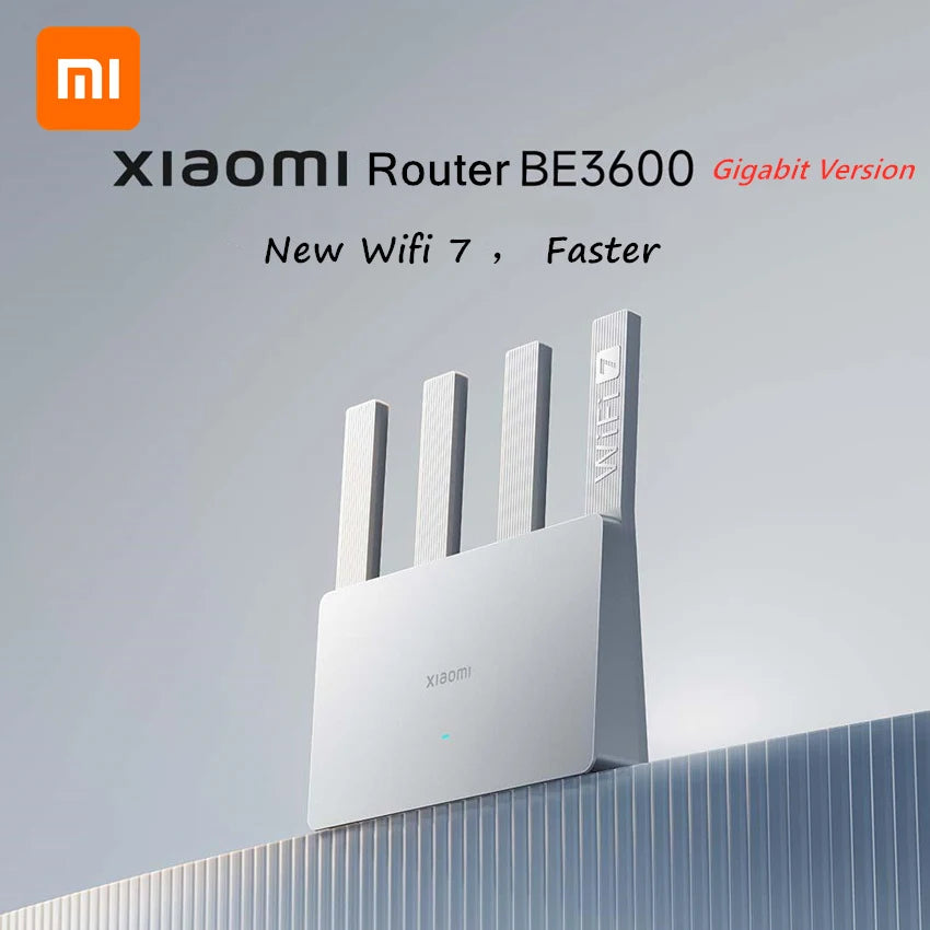 Xiaomi BE3600 Router &ndash; WiFi 7 Mesh VPN Acceleration add UK adapter