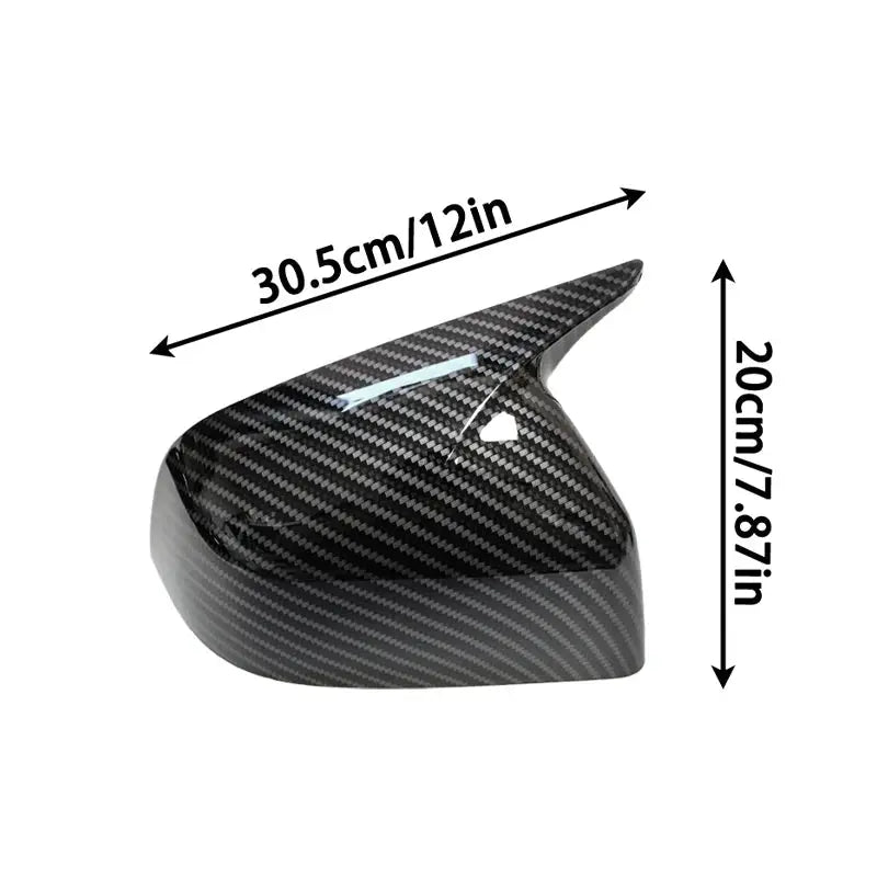 For Tesla Model Y Juniper 2025 ABS High-Quality Horn-Shaped Rearview Mirror Cover Shell Car Accessories by InterCyprus Trading Ltd