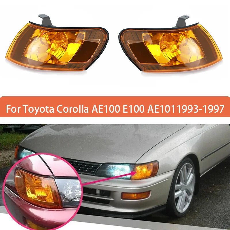 Sprednje kotne svetilke z ABS plastiko za Toyota Corolla AE100 E100 AE101