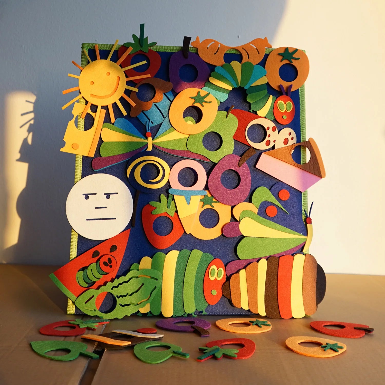 Montessori Life Cycle Caterpillar Felt Set &ndash; Story Cards