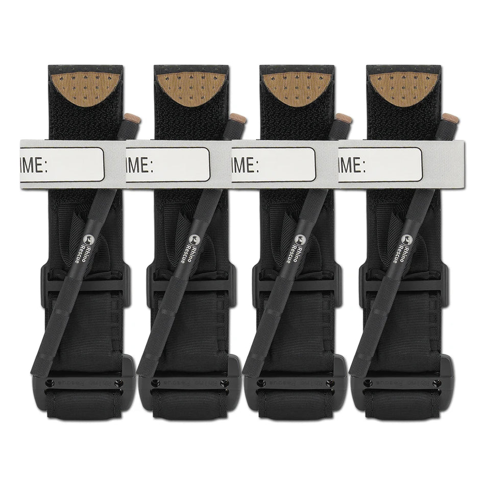 Metal Tourniquet 3x95cm Aluminum Black Rotating Medical