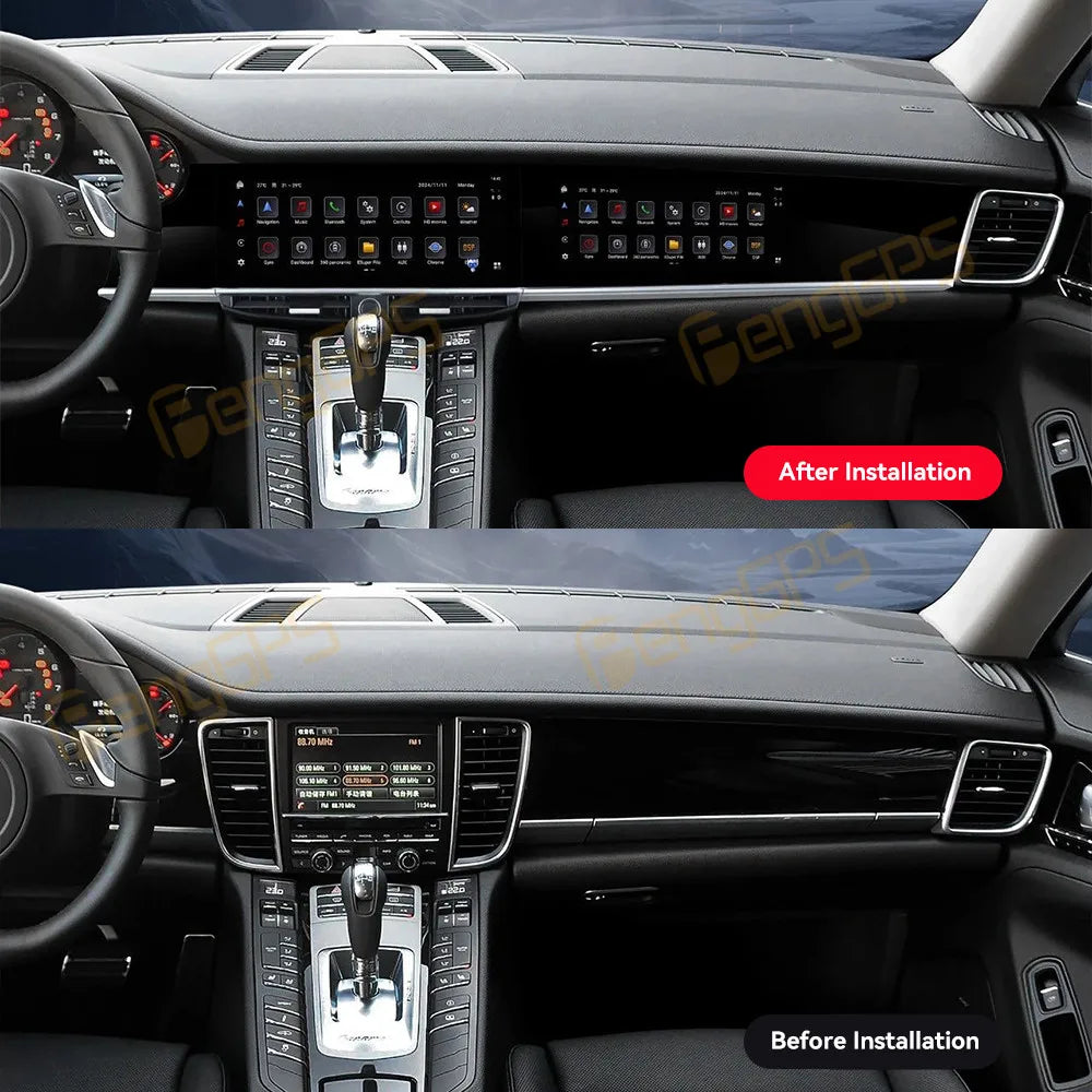Panamera 12.3 Inch Dual Screen CarPlay &ndash; Upgraded DSP