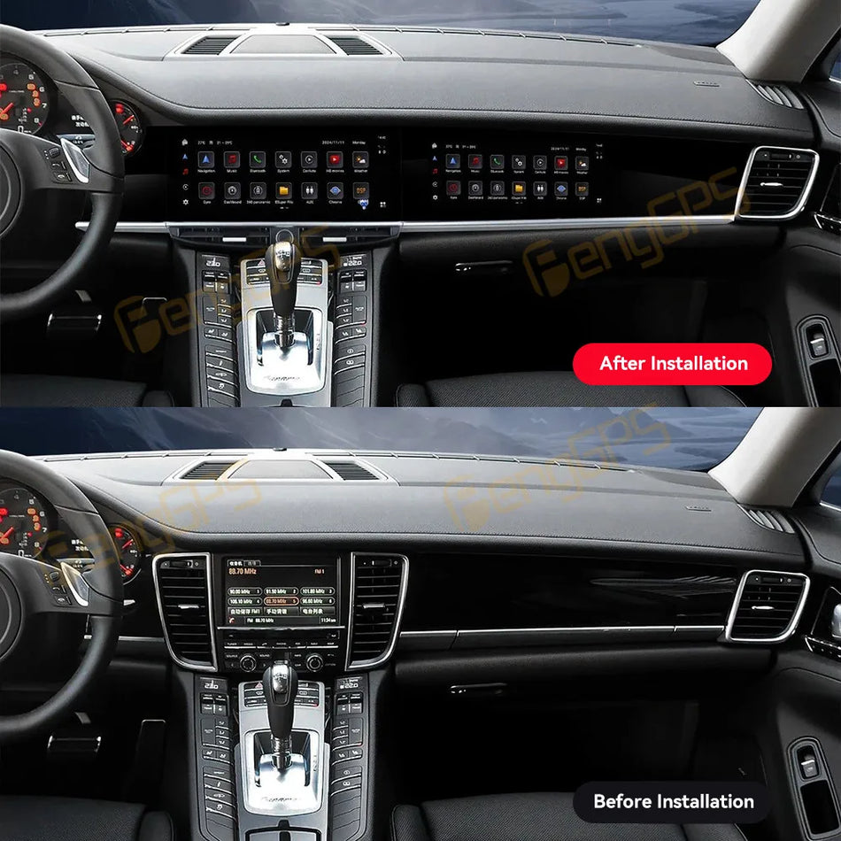 Panamera 12.3 Inch Dual Screen CarPlay &ndash; Upgraded DSP
