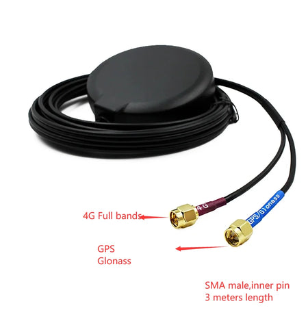 4G LTE GPS Antenna &ndash; Durable Magnetic Adhesive Mount 3 meters cable