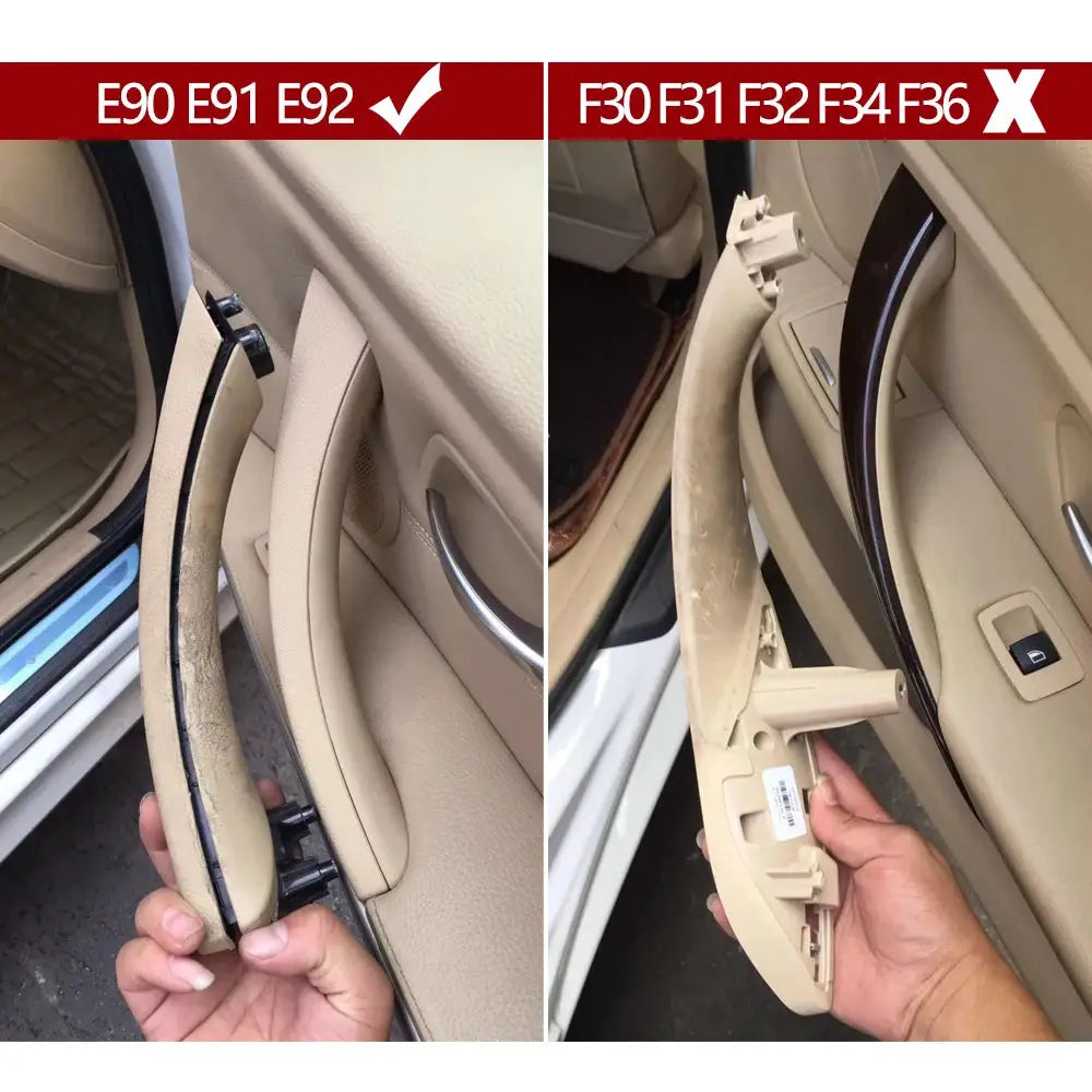 Upgraded Interior Door Handle Inside Or Cover Trim Replacement For BMW 3 Series E90 E91 E92 316 318 320 325 328i 2004-2012 by InterCyprus Trading Ltd