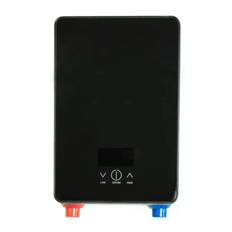 Instant Electric Water Heater Shower - Temp Display Brown