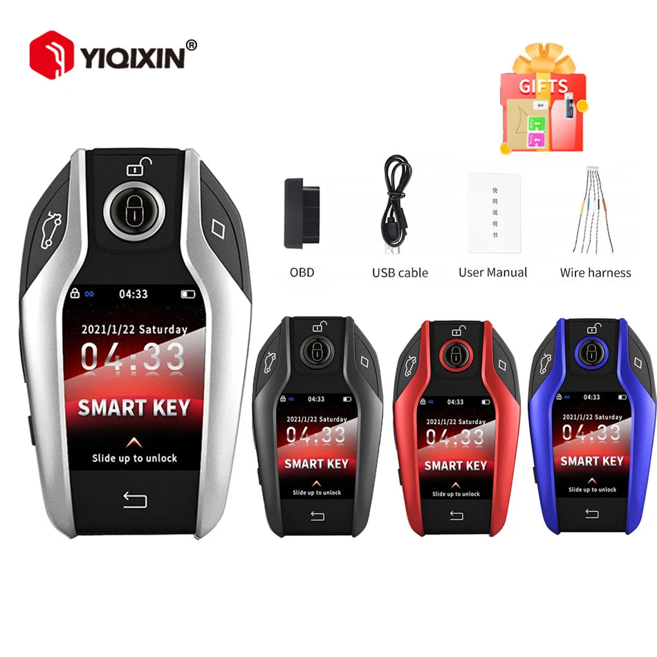 Zdalny kluczyk LCD smart TK800 do wymiany dla pojazdów BMW, Audi, Mercedes-Benz z funkcją Keyless-Go