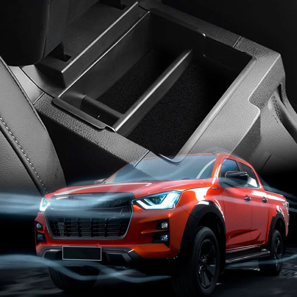 Center Console Organizer Tray for Isuzu D-Max, Durable ABS Plastic Interior Storage