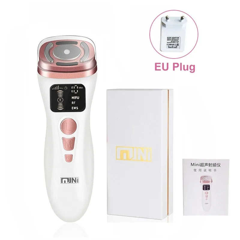 New Mini HIFU Ultrasonic Facial Machine &ndash; Firming Lift EU Plug