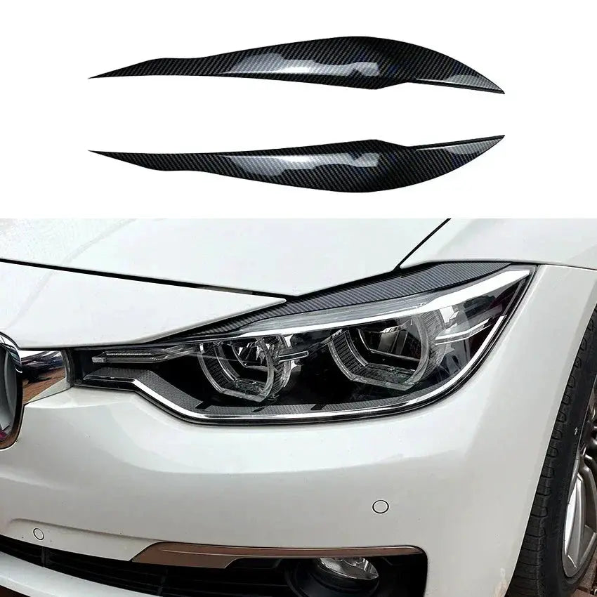 Headlight Eyebrow Trim Covers for BMW 3 Series F30 F31 by InterCyprus Trading Ltd
