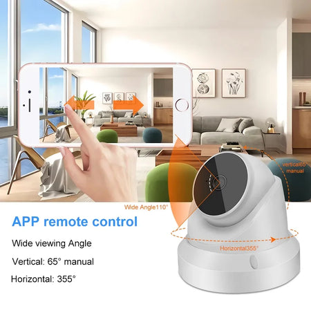 3MP WiFi IP Camera V380 Pro App Smart Home Security Night Vision Indoor Ceiling Mount Wireless CCTV Dome Camera