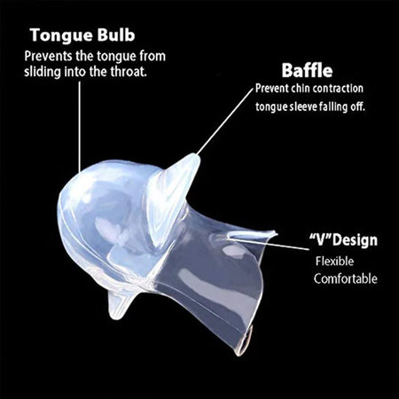 Anti Snoring Tongue Retainer &ndash; Medical Silicone Aid