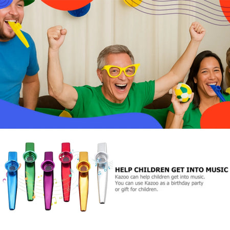 Miwayer Metal Kazoo &ndash; Easy to Play with Clear, Bright Tone