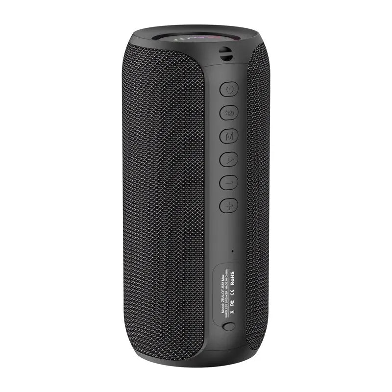 Zealot S32MAX Portable Bluetooth Speaker &ndash; IPX5 Waterproof Speaker only non-suit / Black