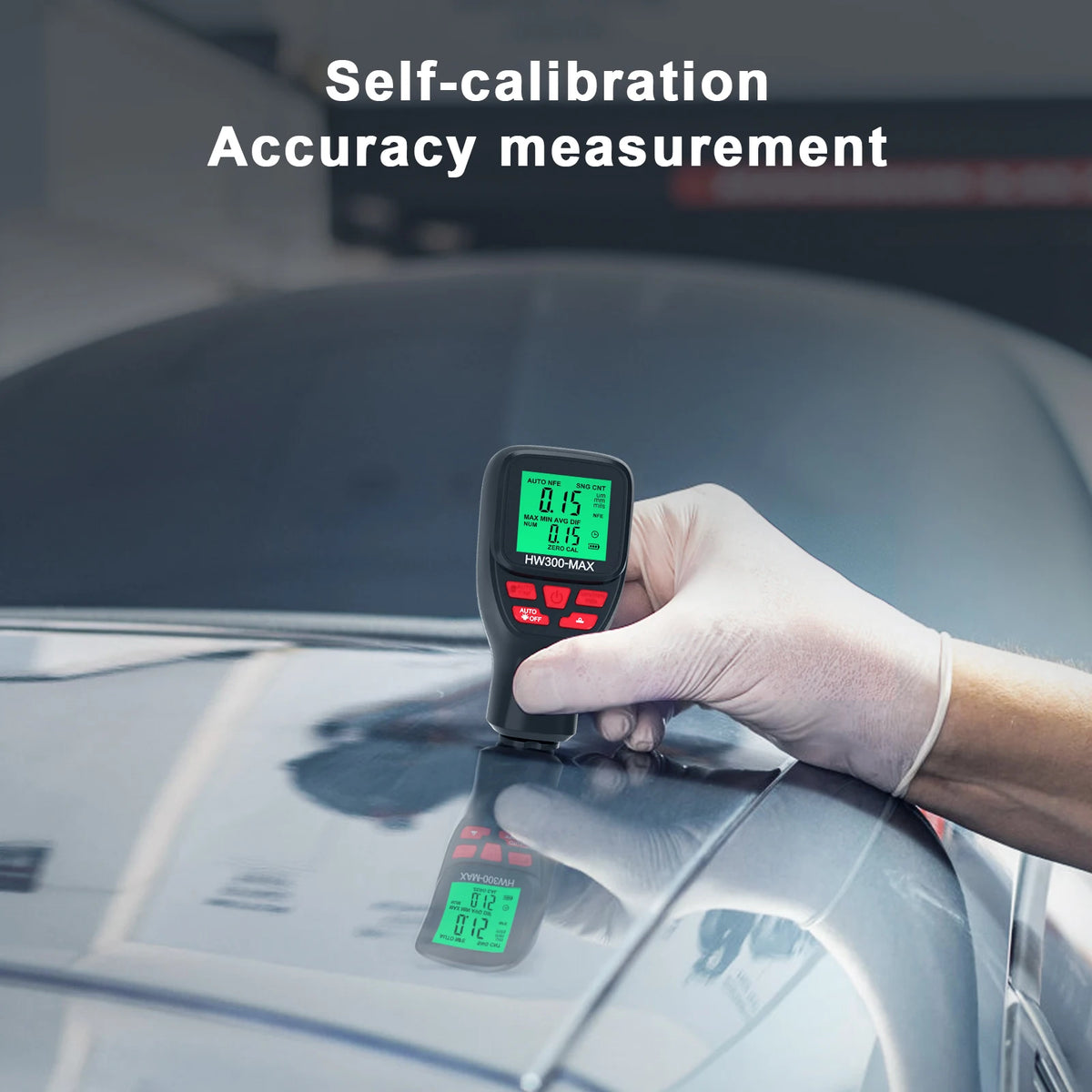 HW300-MAX Car Coating Thickness Gauge &ndash; 0-2000um Range