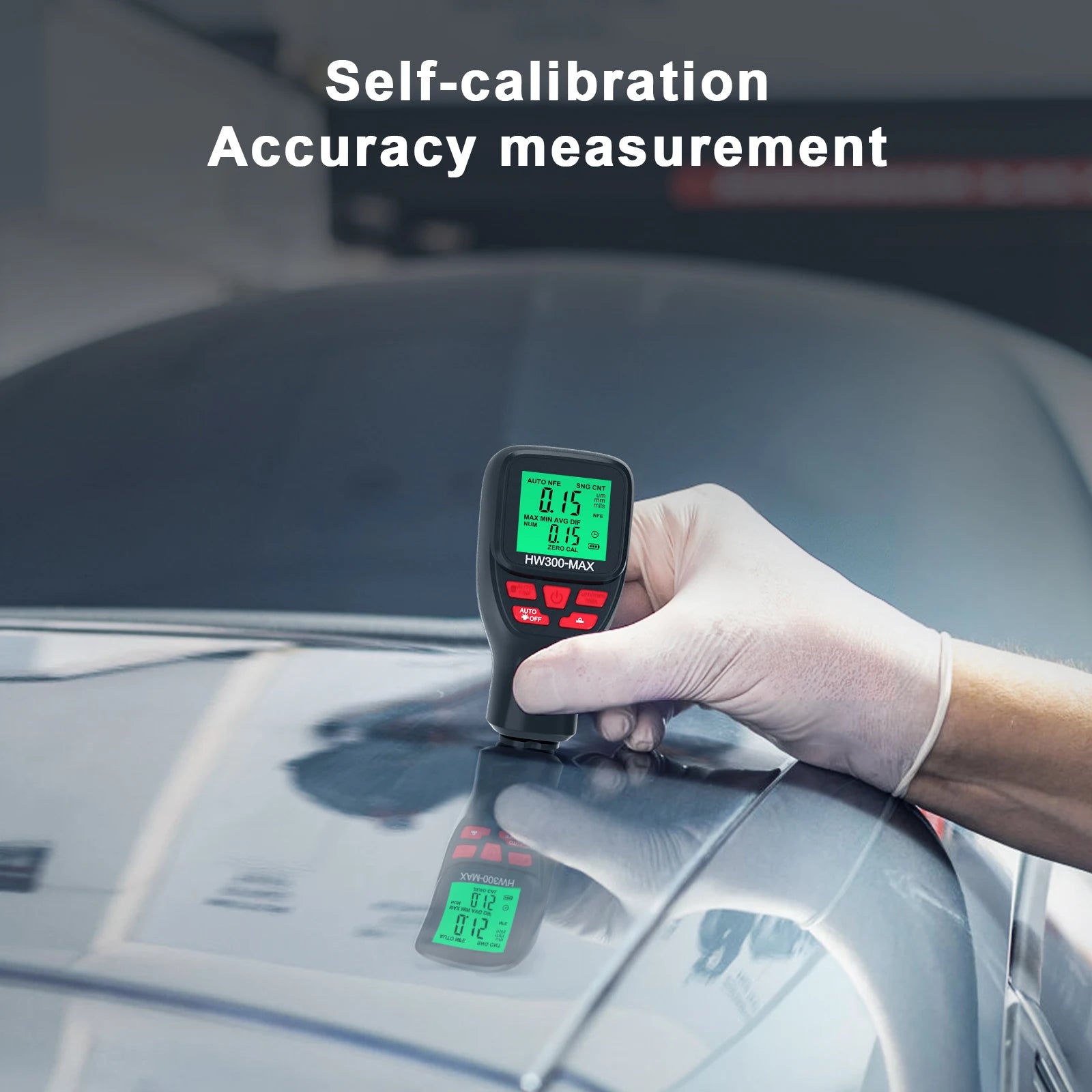 HW300-MAX Car Coating Thickness Gauge &ndash; 0-2000um Range