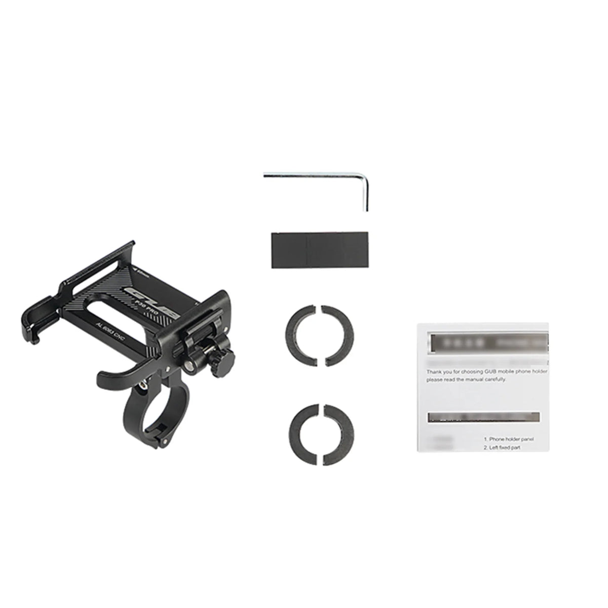 Bike Cell Phone Holder Bracket &ndash; Fast Release Buckle black